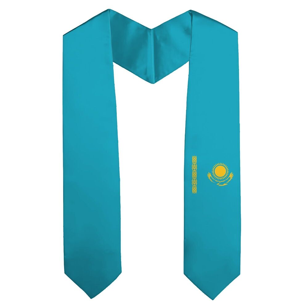 8497 National Flag Graduation Stole Embroidery Sash for Study Aboard